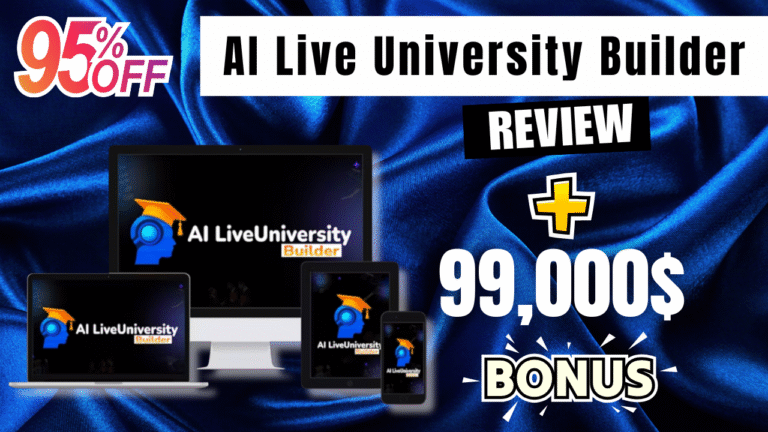 AI Live University Builder Review | AI Live University Builder bonus