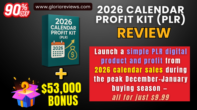 2026 Calendar Profit Kit (PLR) REVIEW 2025 | 2026 Calendar Profit Kit (PLR)