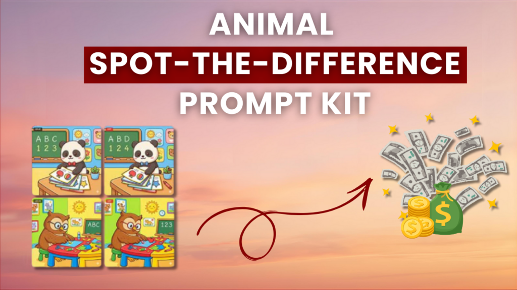 Animal Spot-The-Difference Prompt Kit review
