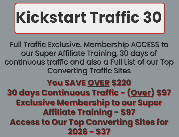 KickStart Traffic 30 Review 2026