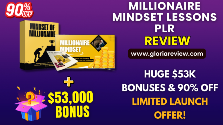 Millionaire Mindset Lessons PLR Review 2026