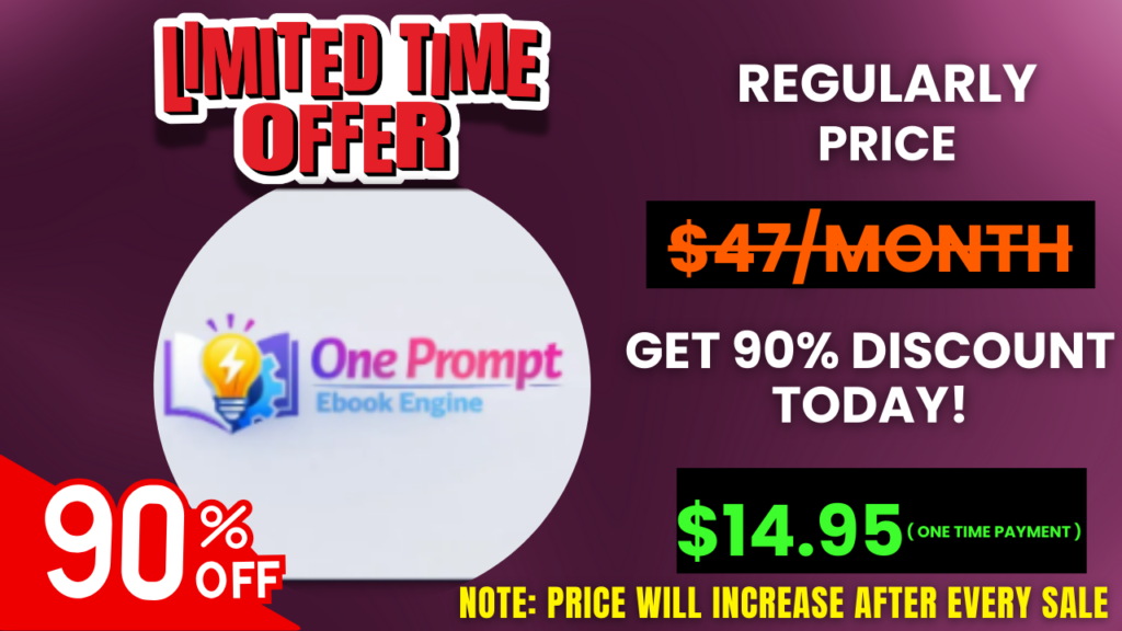 One-Prompt Ebook Engine Review