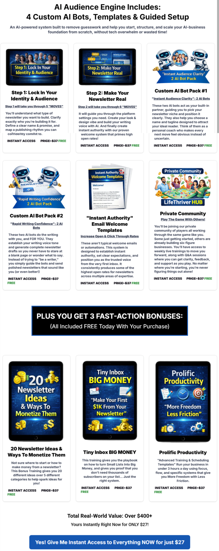 LifeThriver Income Game Review