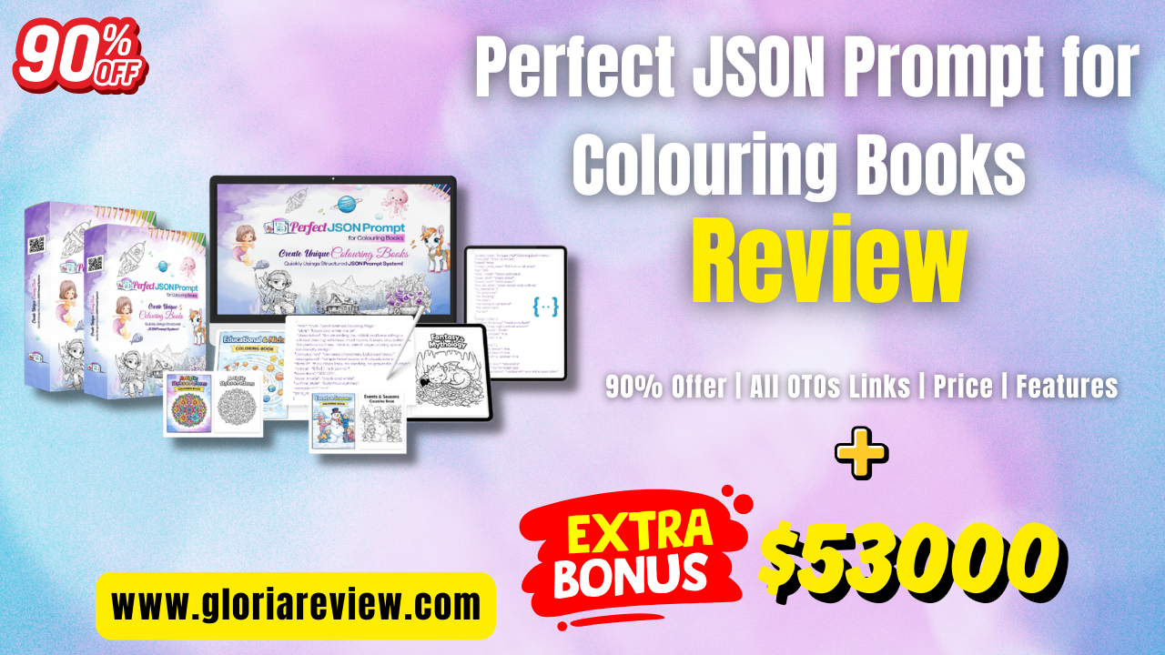 Perfect JSON Prompt for Colouring Books Review