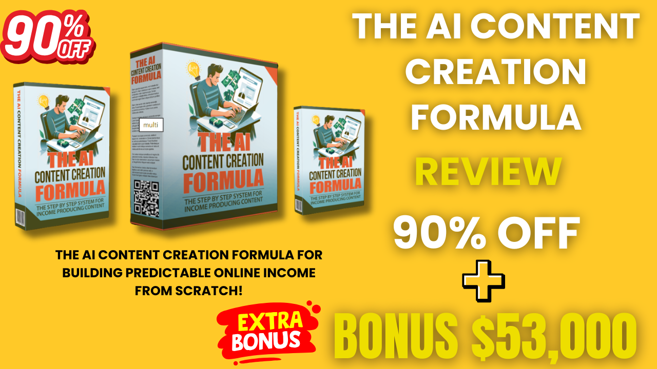 The AI Content Creation Formula Review